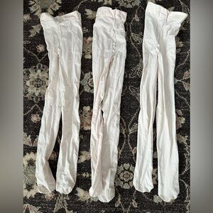 MONDOR Size Small 4 Pairs Ballerina Pink Semi Opaque Dance Tights